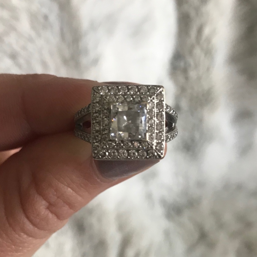 Carriere White Gold Engagement Ring